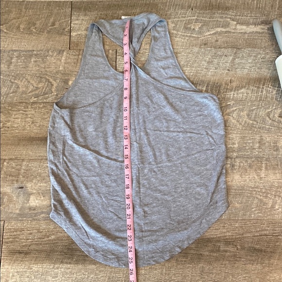 Gray and White Striped Women's Tank Top - Picture 6 of 11